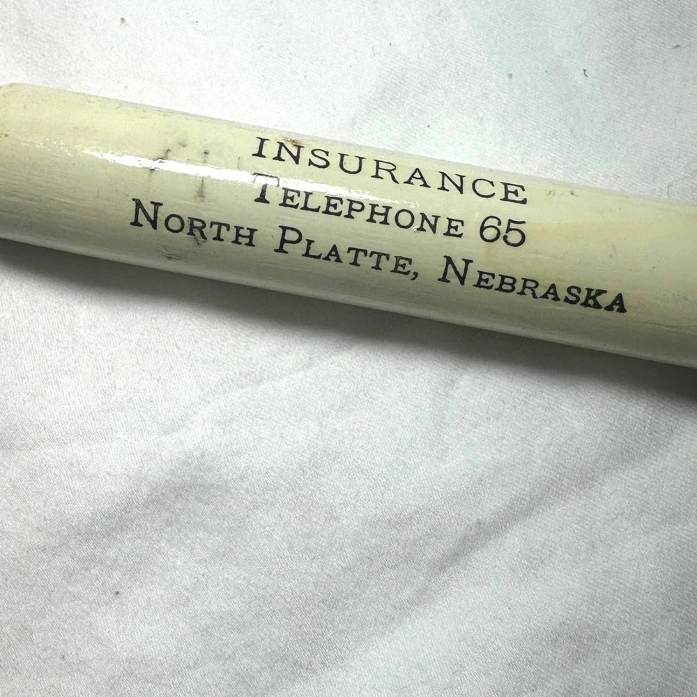 Vaughan Spatula Set Silver Good Vintage Perforated Arrow Wood Handle Advertising